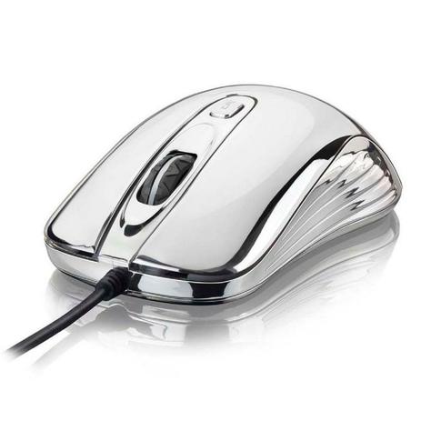 Mouse Gamer Chrome Warrior 1600 DPI USB MO228 - Multilaser Menor preço em Mouse Gamer Chrome Warrior 1600 DPI USB MO228 - Multilaser