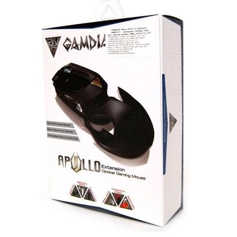 Mouse Gamer Gamdias Apollo Extension Optical 3200DPI 64K GMS5101 Menor preço em Mouse Gamer Gamdias Apollo Extension Optical 3200DPI 64K GMS5101