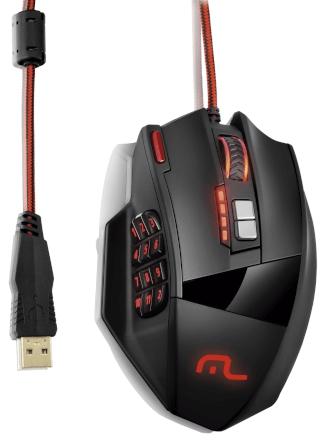 Mouse Gamer Laser 18 botões 4000dpi Preto USB Multilaser é boa?