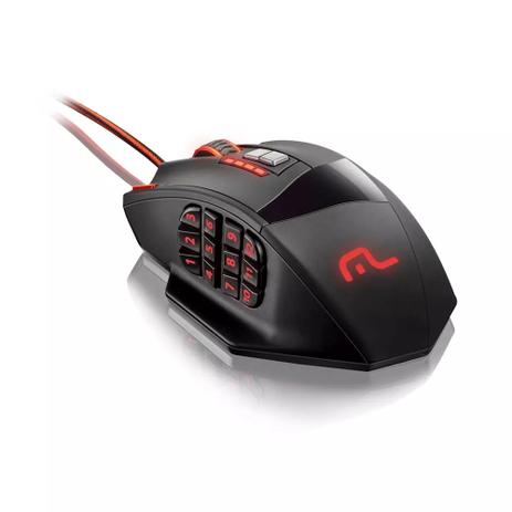 Mouse Gamer Multilaser Warrior Thane MO206, 4000 dpi, USB, 18 Botões - Preto Menor preço em Mouse Gamer Multilaser Warrior Thane MO206, 4000 dpi, USB, 18 Botões - Preto