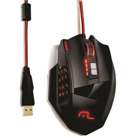 Mouse gamer Profissional Laser 18 Botoes 16400 Dpi Usb - Multilaser Menor preço em Mouse gamer Profissional Laser 18 Botoes 16400 Dpi Usb - Multilaser