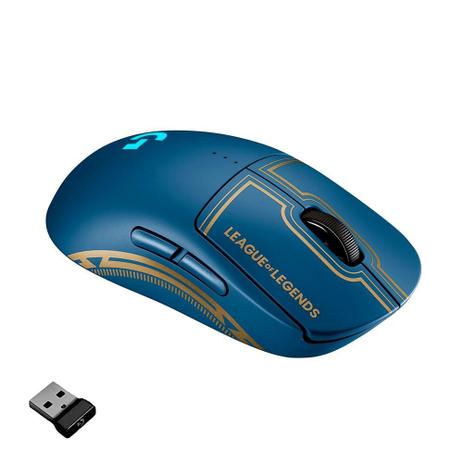Mouse Gamer Sem Fio Logitech G PRO League Of Legends, RGB, 25.600 DPI, Wireless, Lightspeed, 8 Botões, Hero 25K, Azul - 910-006450 é boa?