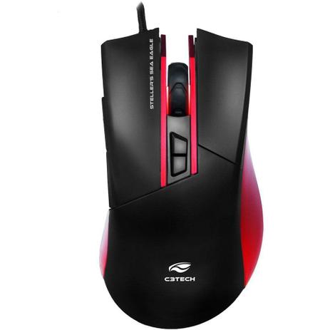 Mouse Gamer Stellers 3200DPI - 7 botões - MG-200BRD - C3-Tech - C3tech Menor preço em Mouse Gamer Stellers 3200DPI - 7 botões - MG-200BRD - C3-Tech - C3tech