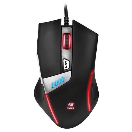 Mouse Gamer USB Griffin C3Tech MG-500BK - RGB LED Menor preço em Mouse Gamer USB Griffin C3Tech MG-500BK - RGB LED