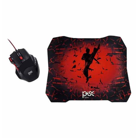 Mouse gamer usb+mouse pad gamer 1886 / un / pisc Menor preço em Mouse gamer usb+mouse pad gamer 1886 / un / pisc