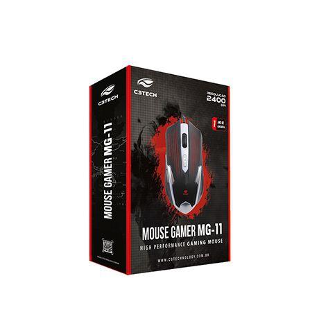 Mouse Gamer USB Óptico C3Tech MG11BSI Preto - C3 tech Menor preço em Mouse Gamer USB Óptico C3Tech MG11BSI Preto - C3 tech