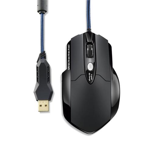 Mouse Gamer Warrior Profissional 3200 DPI Com Mouse Pad MO191 Multilaser Menor preço em Mouse Gamer Warrior Profissional 3200 DPI Com Mouse Pad MO191 Multilaser
