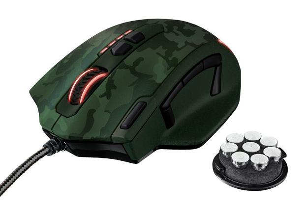 Mouse Gaming Trust GXT 155C Caldor Green Camouflage Menor preço em Mouse Gaming Trust GXT 155C Caldor Green Camouflage