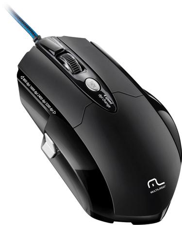 Mouse laser gamer profissional usb 3200dpi 6 botões mo191 preto - Multilaser Menor preço em Mouse laser gamer profissional usb 3200dpi 6 botões mo191 preto - Multilaser