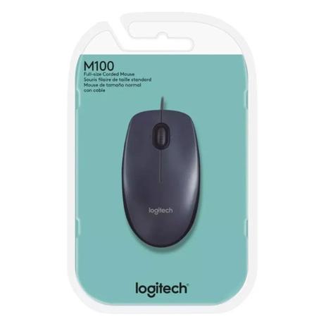 Mouse Logitech com Fio M100 910-001601 é boa?