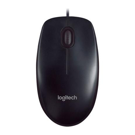 Mouse Logitech Com Fio M90 Preto Menor preço em Mouse Logitech Com Fio M90 Preto