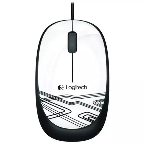 Mouse Logitech M105 USB Branco Menor preço em Mouse Logitech M105 USB Branco