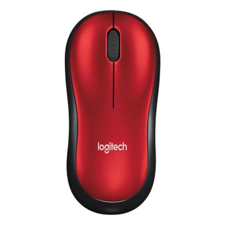 Mouse Logitech M185 S/ Fio Vermelho 910-003635 Menor preço em Mouse Logitech M185 S/ Fio Vermelho 910-003635