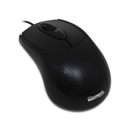 Mouse Maxprint Ótico 1000 Dpi Conexão Usb - Preto Menor preço em Mouse Maxprint Ótico 1000 Dpi Conexão Usb - Preto