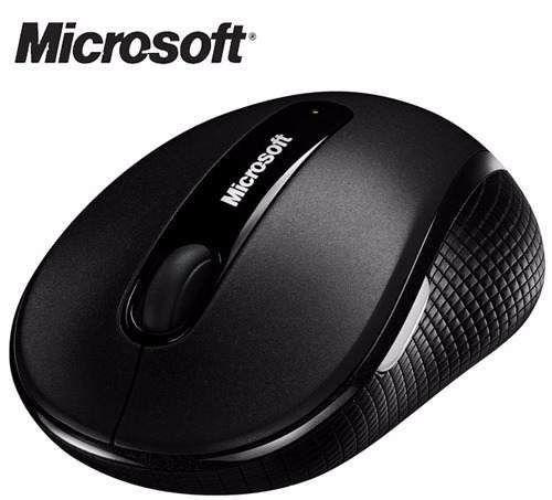 Mouse Microsoft 4000 Wireless Sem Fio Usb Bluetrack - Preto Menor preço em Mouse Microsoft 4000 Wireless Sem Fio Usb Bluetrack - Preto