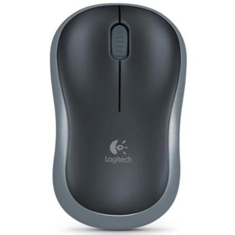 Mouse Mini Óptico Logitech Wireless M185 - Cinza, Sem Fio Menor preço em Mouse Mini Óptico Logitech Wireless M185 - Cinza, Sem Fio