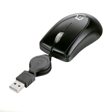 Mouse Mini USB Óptico Retrátil Multilaser MO205 Menor preço em Mouse Mini USB Óptico Retrátil Multilaser MO205
