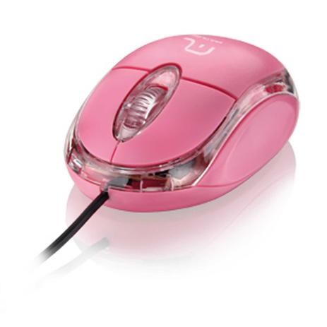 Mouse Multilaser Classic Box Rosa Usb Menor preço em Mouse Multilaser Classic Box Rosa Usb