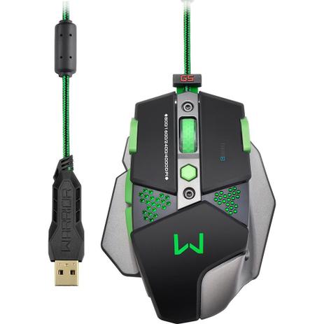 Mouse Multilaser Gamer Warrior 10500 Dpi Menor preço em Mouse Multilaser Gamer Warrior 10500 Dpi