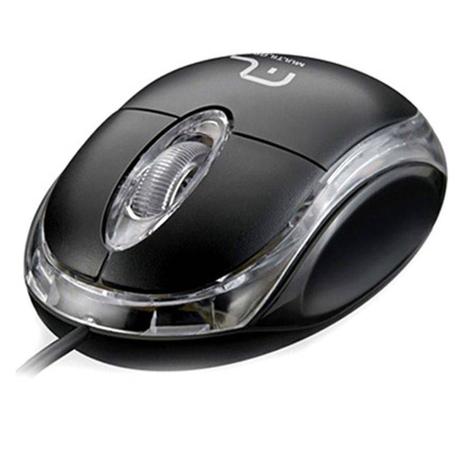 Mouse Multilaser Óptico Classic 800Dpi USB - MO179 - Preto Menor preço em Mouse Multilaser Óptico Classic 800Dpi USB - MO179 - Preto