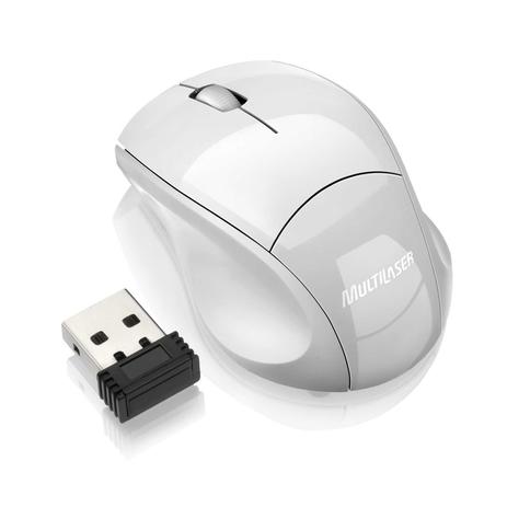 Mouse Multilaser Sem Fio 2.4 Ghz Mini Fit Ice Piano Nano Usb Menor preço em Mouse Multilaser Sem Fio 2.4 Ghz Mini Fit Ice Piano Nano Usb