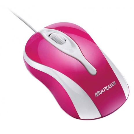 Mouse OACUTEPTICO Multilaser MO143 Colors Magenta USB Menor preço em Mouse OACUTEPTICO Multilaser MO143 Colors Magenta USB