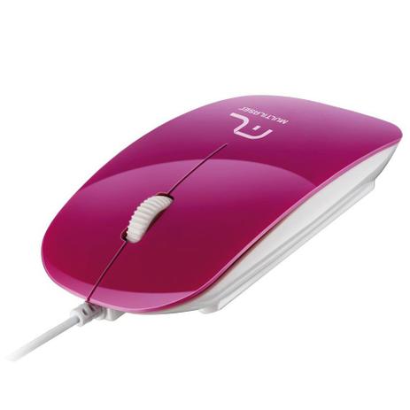 Mouse OACUTEPTICO Multilaser MO167 Colors SLIM PINK USB Rosa Menor preço em Mouse OACUTEPTICO Multilaser MO167 Colors SLIM PINK USB Rosa
