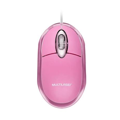 Mouse Óptico Classic Box 800dpi Usb Rosa Mo181 Multilaser é boa?