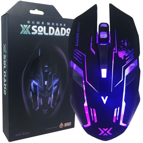 Mouse Óptico Gamer Usb 3200 Dpi 6 Botões Led Rgb 7 Cores Cabo Infokit X Soldado GM-600 é boa?