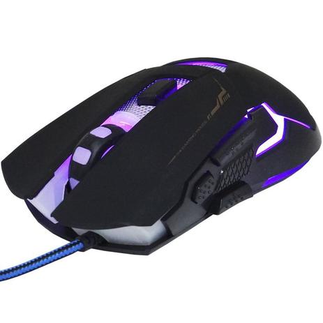 Mouse Óptico Gamer Usb 3200 Dpi 7 Botões Led Rgb 7 Cores Cabo Infokit X Soldado GM-720 2547 Preto Menor preço em Mouse Óptico Gamer Usb 3200 Dpi 7 Botões Led Rgb 7 Cores Cabo Infokit X Soldado GM-720 2547 Preto