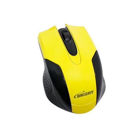 Mouse Óptico USB 800 Dpi Preto/Amarelo 0378 Bright 01un é boa?