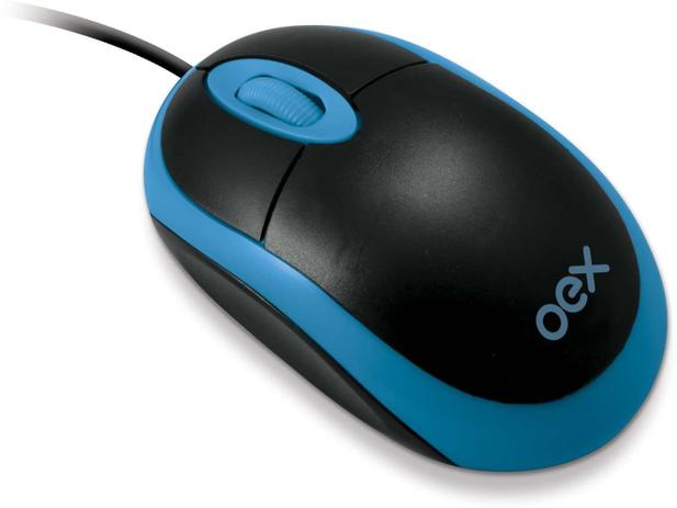 Mouse Optico USB 800DPI PRETO/AZUL OEX é boa?