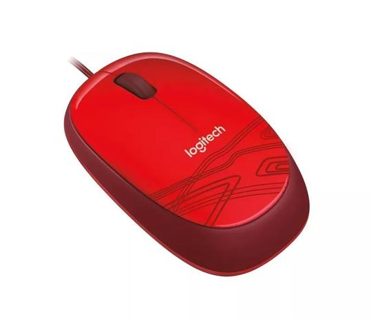 Mouse Óptico USB Logitech M105 vermelho é boa?