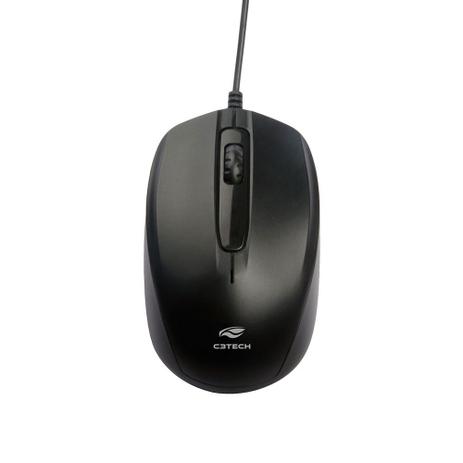 Mouse Optico Usb Preto MS-30BK Sem Led - C3tech Menor preço em Mouse Optico Usb Preto MS-30BK Sem Led - C3tech