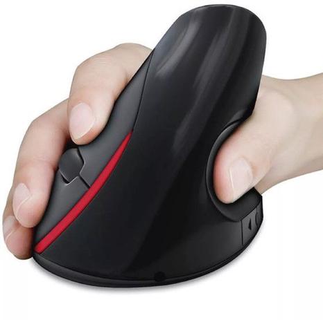 Mouse Óptico Vertical Ergonômico Sem Fio 5 Teclas WB -881 Preto - Weibo Menor preço em Mouse Óptico Vertical Ergonômico Sem Fio 5 Teclas WB -881 Preto - Weibo