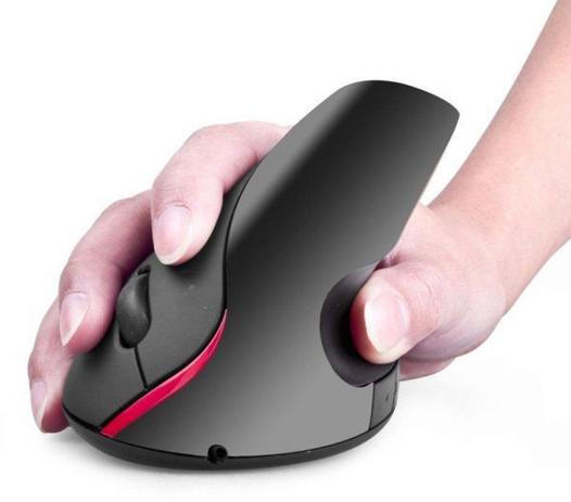 Mouse Óptico Vertical Ergonômico Sem Fio 5 Teclas Wb -881 Preto - weibo é boa?