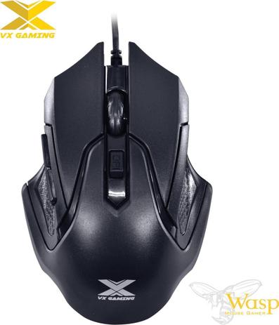 Mouse óptico vx gaming wasp ergonômico 2400 dpi ajustável e 06 botões preto vinik Menor preço em Mouse óptico vx gaming wasp ergonômico 2400 dpi ajustável e 06 botões preto vinik