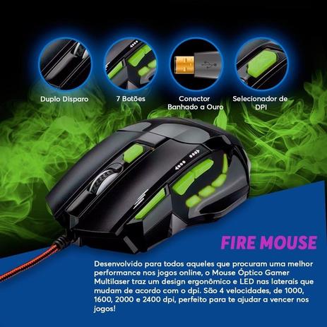 Mouse Optico Xgamer Fire Button USB 2400DPI Multilaser é ruim? Mouse Optico Xgamer Fire Button USB 2400DPI Multilaser é boa?