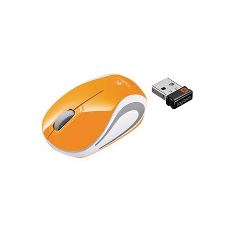 Mouse Otico Logitech M187 USB Mini Wireless Laranja Menor preço em Mouse Otico Logitech M187 USB Mini Wireless Laranja