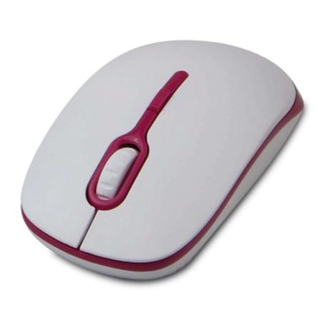 Mouse Ótico Maxprint Soft Usb 1200DPI - Branco/Rosa Menor preço em Mouse Ótico Maxprint Soft Usb 1200DPI - Branco/Rosa