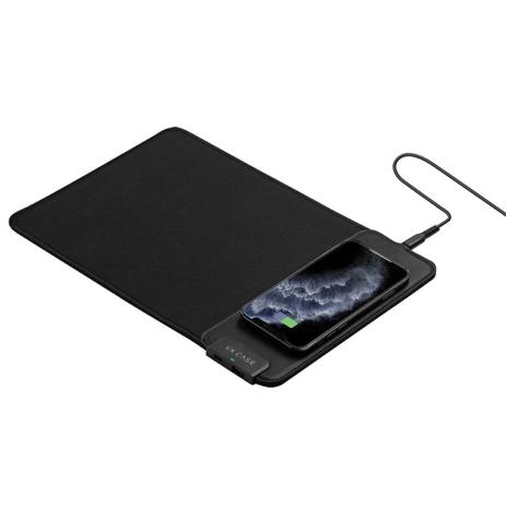 Mouse Pad com Carregador Wireless VX Case - Preto Menor preço em Mouse Pad com Carregador Wireless VX Case - Preto