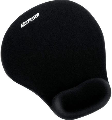Mouse Pad Ergonômico Com Apoio em Gel De Pulso Grande Preto Multilaser - Ac024 Menor preço em Mouse Pad Ergonômico Com Apoio em Gel De Pulso Grande Preto Multilaser - Ac024