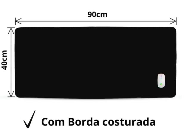 Mouse Pad Extra Grande p/ Jogos Borda costurada 90 x 40cm Pronta entrega - QCS Menor preço em Mouse Pad Extra Grande p/ Jogos Borda costurada 90 x 40cm Pronta entrega - QCS