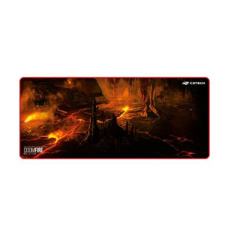 Mouse Pad Game DOOM FIRE MP-G1100 - Coletek Menor preço em Mouse Pad Game DOOM FIRE MP-G1100 - Coletek