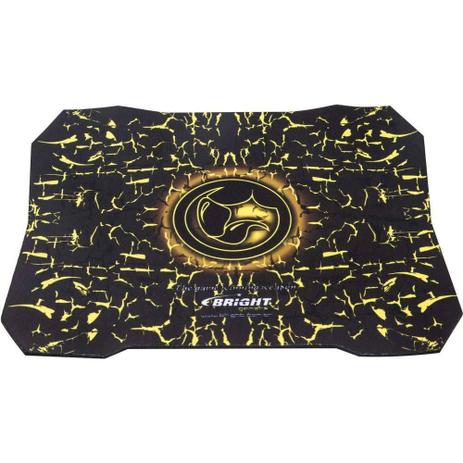 Mouse Pad Gamer Bright 0429 - Preto/Amarelo Menor preço em Mouse Pad Gamer Bright 0429 - Preto/Amarelo