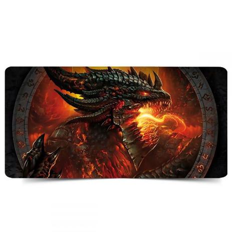 Mouse Pad Gamer Extra Grande Dragão de Fogo Exbom MP-7035C Menor preço em Mouse Pad Gamer Extra Grande Dragão de Fogo Exbom MP-7035C