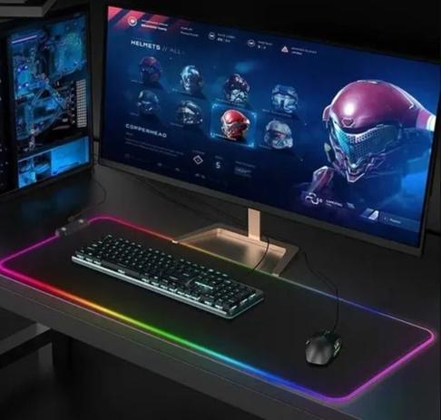 Mouse Pad Gamer Grande 80 X 30 Cm Mousepad Iluminado Led Rgb - E-planeta Menor preço em Mouse Pad Gamer Grande 80 X 30 Cm Mousepad Iluminado Led Rgb - E-planeta