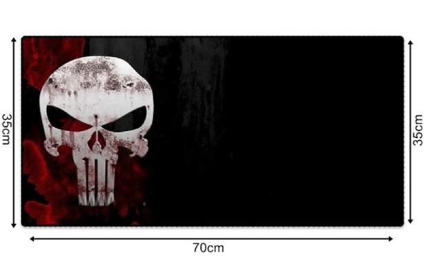 Mouse Pad Gamer Grande (Teclado e mouse) Justiceiro - Mc rio branco é boa?