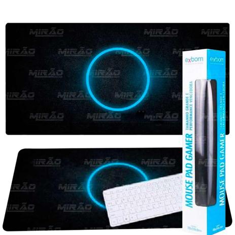Mouse Pad Gamer Personalizado Extra Grande (Circulo de luz) - MP-7035C14 - Exbom Menor preço em Mouse Pad Gamer Personalizado Extra Grande (Circulo de luz) - MP-7035C14 - Exbom