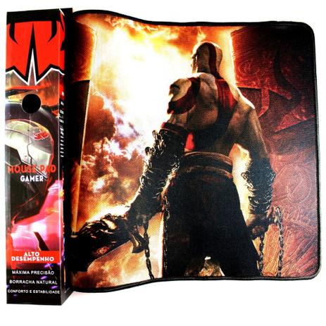 Mouse Pad God of War Gamer Profissional 42x32cm Knup Kp-s07 Gw é boa?